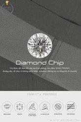 Quần Golf Nam ARISLE Diamond Chip Earl Grey